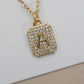 Rhinestone Initial Necklace Gold Limited Letters-A-[option4]-[option5]-Cute-Trendy-Shop-Womens-Boutique-Clothing-Store