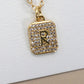 Rhinestone Initial Necklace Gold Limited Letters-R-[option4]-[option5]-Cute-Trendy-Shop-Womens-Boutique-Clothing-Store
