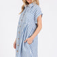 Sunny Day Needed Blue Striped Dress-[option4]-[option5]-Cute-Trendy-Shop-Womens-Boutique-Clothing-Store