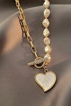 Just In Time Heart & Pearl Necklace-[option4]-[option5]-Cute-Trendy-Shop-Womens-Boutique-Clothing-Store