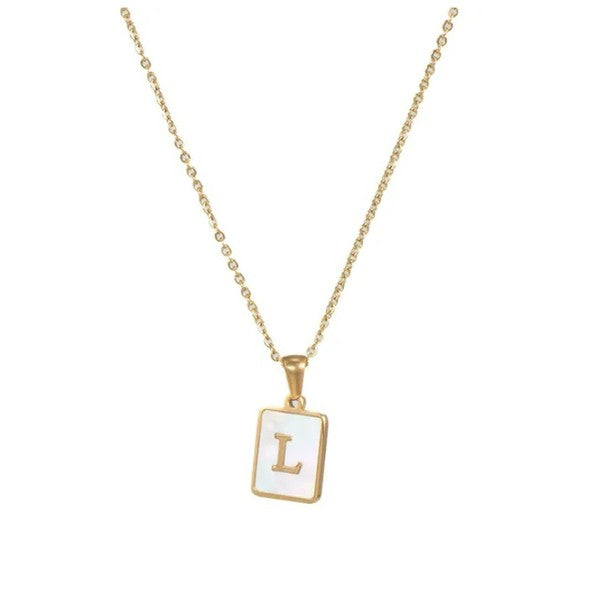 Gold Initial Tag Necklace A - W-L-[option4]-[option5]-Cute-Trendy-Shop-Womens-Boutique-Clothing-Store
