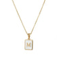Gold Initial Tag Necklace A - W-[option4]-[option5]-Cute-Trendy-Shop-Womens-Boutique-Clothing-Store
