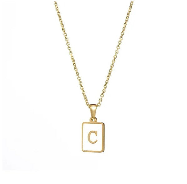 Gold Initial Tag Necklace A - W-C-[option4]-[option5]-Cute-Trendy-Shop-Womens-Boutique-Clothing-Store