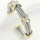 That Smile Two Tone Pave Cuff Bracelet-[option4]-[option5]-Cute-Trendy-Shop-Womens-Boutique-Clothing-Store