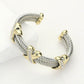 That Smile Two Tone Pave Cuff Bracelet-[option4]-[option5]-Cute-Trendy-Shop-Womens-Boutique-Clothing-Store