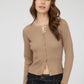 Keep This Handy Snap Ribbed Top-MEDIUM-Khaki Brown-[option4]-[option5]-Cute-Trendy-Shop-Womens-Boutique-Clothing-Store