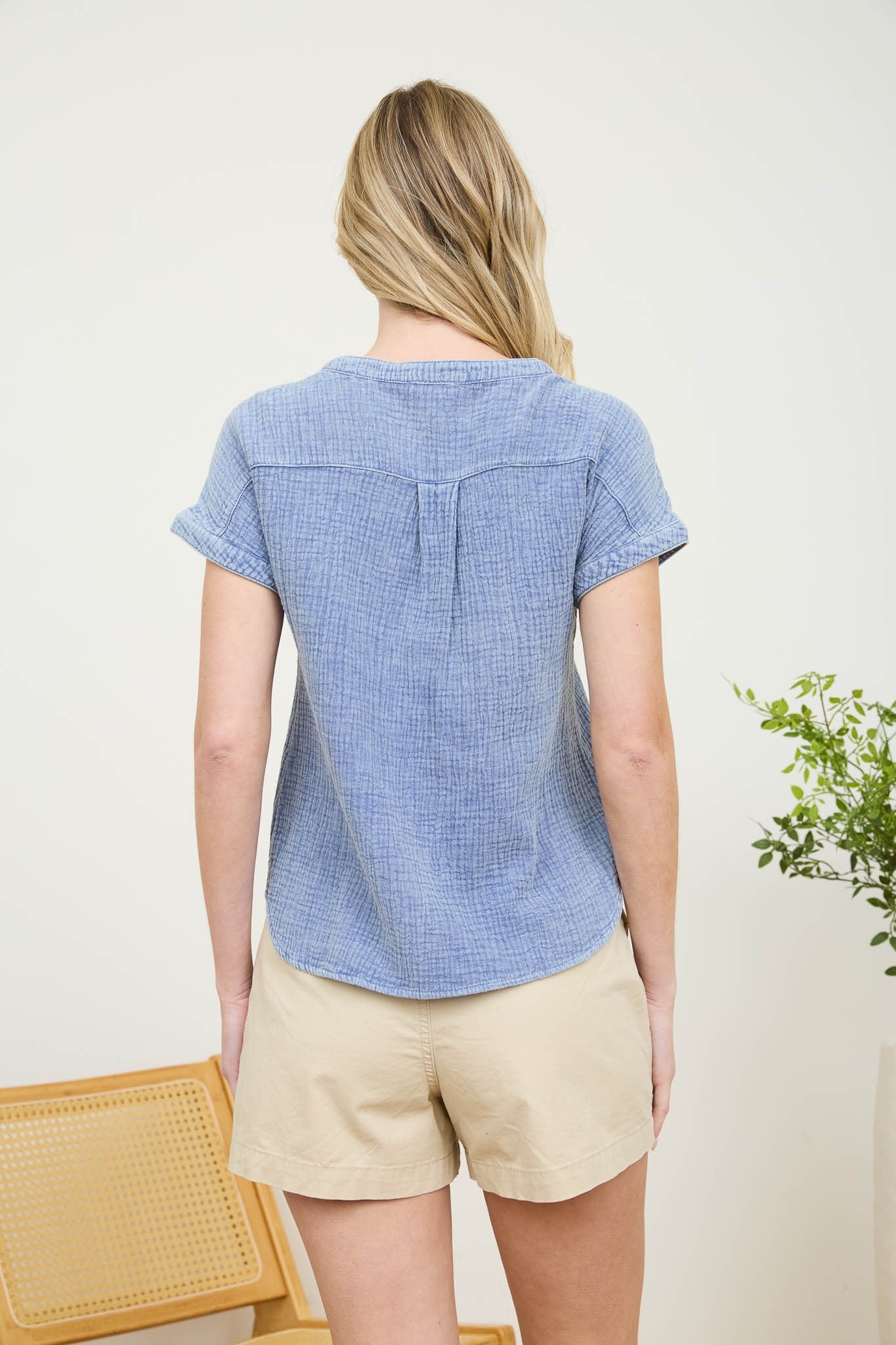 Sunwashed Chambray Henley-Cute-Trendy-Shop-Womens-Boutique-Clothing-Store