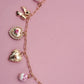 Coquette and Heart Charm Necklace-[option4]-[option5]-Cute-Trendy-Shop-Womens-Boutique-Clothing-Store