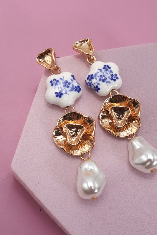 Old World Dangle Drop Earrings-Cute-Trendy-Shop-Womens-Boutique-Clothing-Store