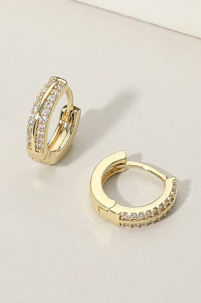 Oh So Boujee CZ Hoop Earrings-Gold-[option4]-[option5]-Cute-Trendy-Shop-Womens-Boutique-Clothing-Store