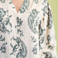 The Vintage Toile 3/4 Sleeve Blouse-Cute-Trendy-Shop-Womens-Boutique-Clothing-Store
