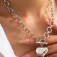 Take Me Riding Heart Necklace-Silver-[option4]-[option5]-Cute-Trendy-Shop-Womens-Boutique-Clothing-Store