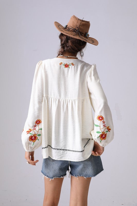 First In Line Boho Off White Top-[option4]-[option5]-Cute-Trendy-Shop-Womens-Boutique-Clothing-Store