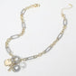 Heart & Soul Pavé Mixed-Metal Charm Necklace