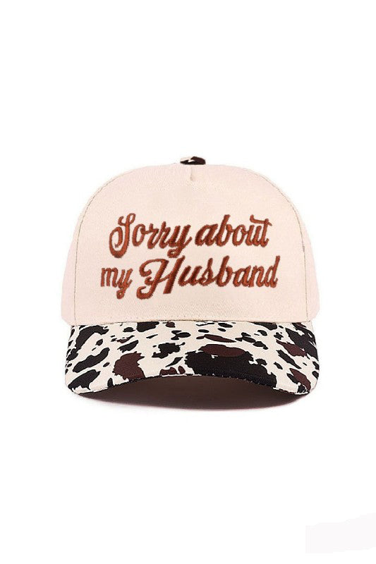 "Sorry About My Husband" Cap