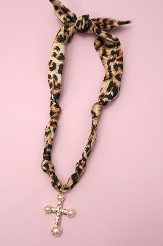 Ultimate Versatility Scarf with Charm Collection-Leopard Cross-[option4]-[option5]-Cute-Trendy-Shop-Womens-Boutique-Clothing-Store