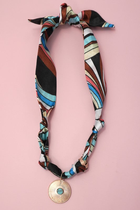 Ultimate Versatility Scarf with Charm Collection-Gold Medallion-[option4]-[option5]-Cute-Trendy-Shop-Womens-Boutique-Clothing-Store