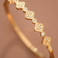 Just Smile Gold Clover Bracelet-[option4]-[option5]-Cute-Trendy-Shop-Womens-Boutique-Clothing-Store
