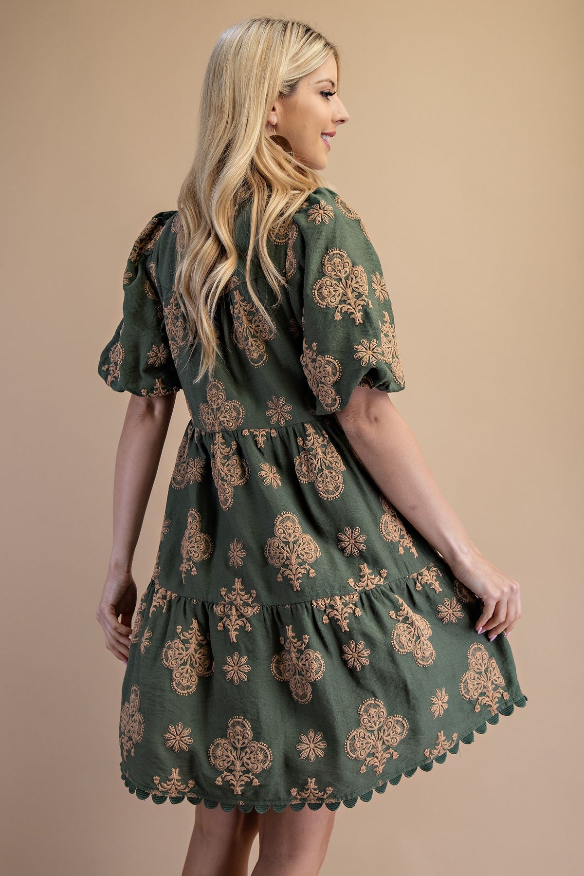 Mediterranean Breeze Tiered Dress-Cute-Trendy-Shop-Womens-Boutique-Clothing-Store