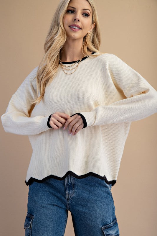 What Friends Are For Ivory Sweater-[option4]-[option5]-Cute-Trendy-Shop-Womens-Boutique-Clothing-Store