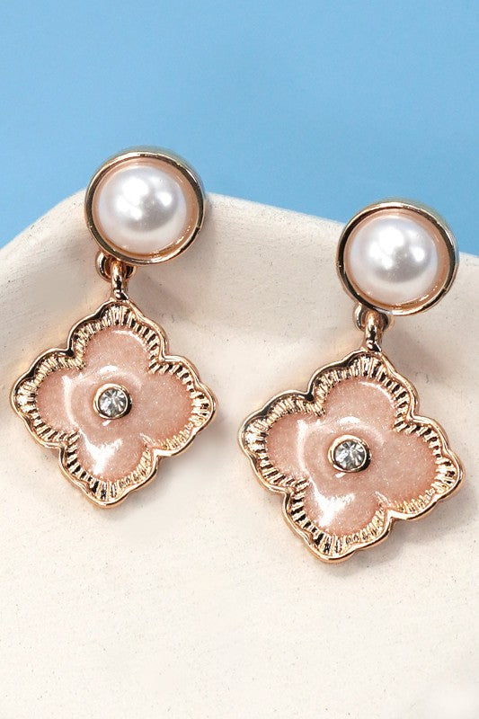 Always Appreciated Quatrefoil Earrings-[option4]-[option5]-Cute-Trendy-Shop-Womens-Boutique-Clothing-Store