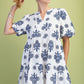 Mediterranean Breeze Tiered Dress-Cute-Trendy-Shop-Womens-Boutique-Clothing-Store