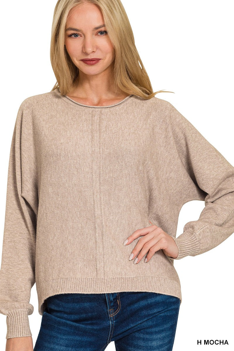 Call Me Cozy Casual Sweater Top-Mocha-SMALL-Cute-Trendy-Shop-Womens-Boutique-Clothing-Store