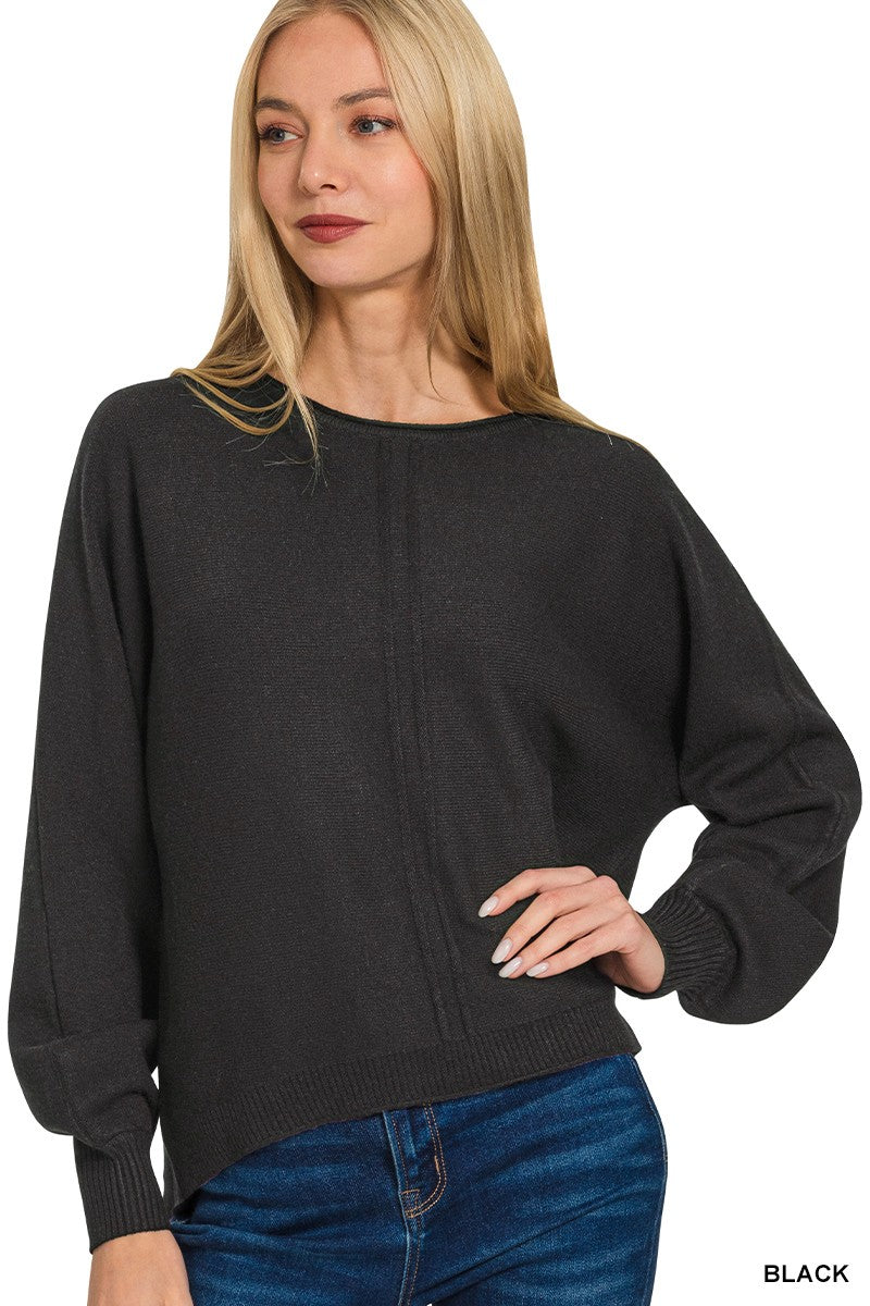 Call Me Cozy Casual Sweater Top-Cute-Trendy-Shop-Womens-Boutique-Clothing-Store