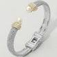 One For the Books Pearl Tip Cuff Bracelet-[option4]-[option5]-Cute-Trendy-Shop-Womens-Boutique-Clothing-Store