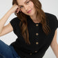 This Is The Day Button Cardigan Vest-Black-SMALL-[option4]-[option5]-Cute-Trendy-Shop-Womens-Boutique-Clothing-Store