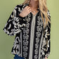 Photo Perfect Ruffled Neck Print Top Black-[option4]-[option5]-Cute-Trendy-Shop-Womens-Boutique-Clothing-Store