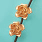 Golden Hour Rose Stud Earrings