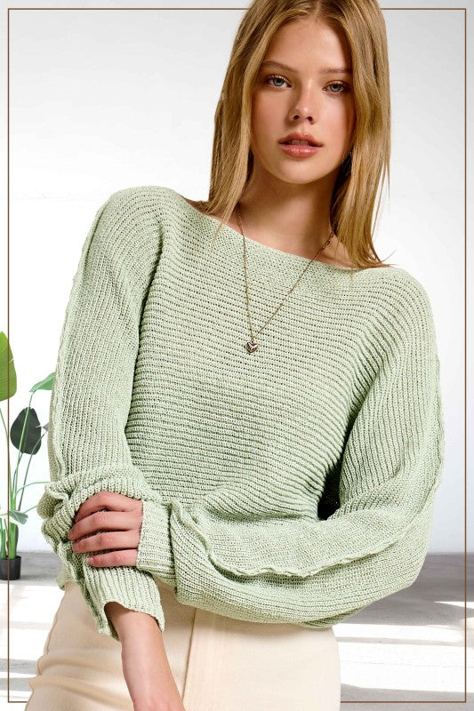 So Soothing Soft Mint Off Shoulder Sweater-[option4]-[option5]-Cute-Trendy-Shop-Womens-Boutique-Clothing-Store