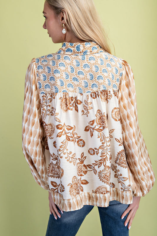 Tuscan Meadow Button-Down-Cute-Trendy-Shop-Womens-Boutique-Clothing-Store