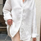 This Solves It White Button Down Shirt-[option4]-[option5]-Cute-Trendy-Shop-Womens-Boutique-Clothing-Store