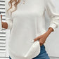 My Go To White Waffle Sweatshirt-[option4]-[option5]-Cute-Trendy-Shop-Womens-Boutique-Clothing-Store
