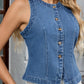 Make It Happen Fitted Denim Vest-[option4]-[option5]-Cute-Trendy-Shop-Womens-Boutique-Clothing-Store