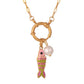 Under The Sea Fish & Pearl Necklace