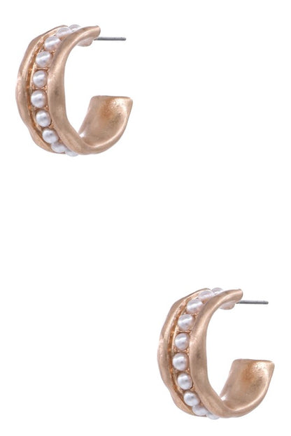 Real Life Hoop Earrings-Ivory-[option4]-[option5]-Cute-Trendy-Shop-Womens-Boutique-Clothing-Store