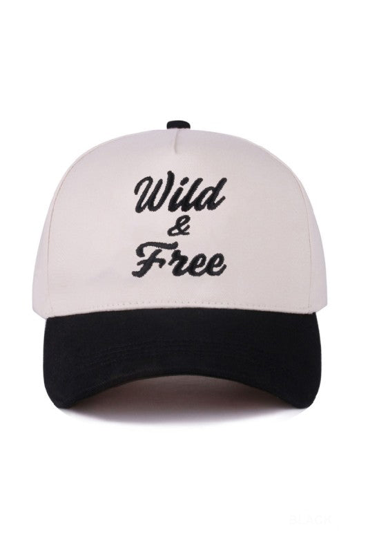 "Wild & Free" Cap-Black-[option4]-[option5]-Cute-Trendy-Shop-Womens-Boutique-Clothing-Store