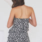 Flirty & Floral Strapless Romper-Cute-Trendy-Shop-Womens-Boutique-Clothing-Store