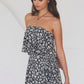 Flirty & Floral Strapless Romper-Cute-Trendy-Shop-Womens-Boutique-Clothing-Store