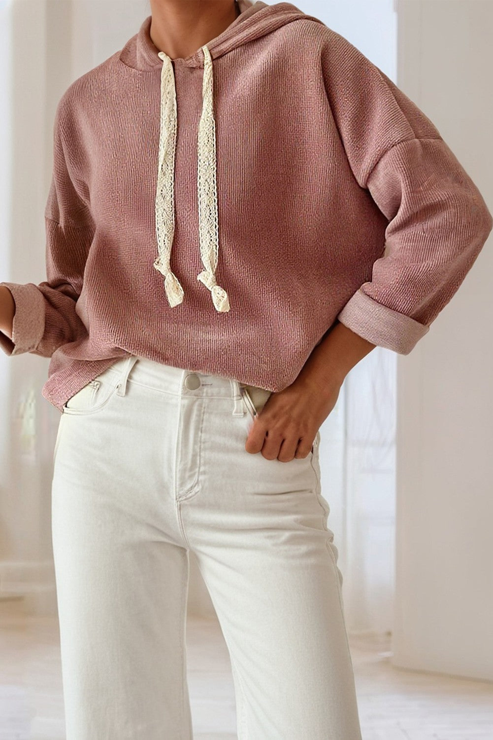 Only The Best Plush Hoodie-SMALL-Rose-[option4]-[option5]-Cute-Trendy-Shop-Womens-Boutique-Clothing-Store