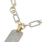 Street Style Luxury Pave Dog Tag Necklace-[option4]-[option5]-Cute-Trendy-Shop-Womens-Boutique-Clothing-Store