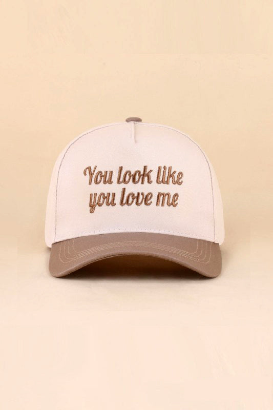 "You Look Like You Love Me" Cap-Mocha-[option4]-[option5]-Cute-Trendy-Shop-Womens-Boutique-Clothing-Store