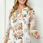 Florals of Spring Ivory Pleate Blouse-[option4]-[option5]-Cute-Trendy-Shop-Womens-Boutique-Clothing-Store