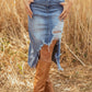 Barn Dance Ready Distressed Denim Skirt-[option4]-[option5]-Cute-Trendy-Shop-Womens-Boutique-Clothing-Store