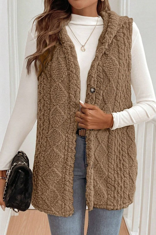 Sunday Soft Hooded Cardigan Vest-[option4]-[option5]-Cute-Trendy-Shop-Womens-Boutique-Clothing-Store