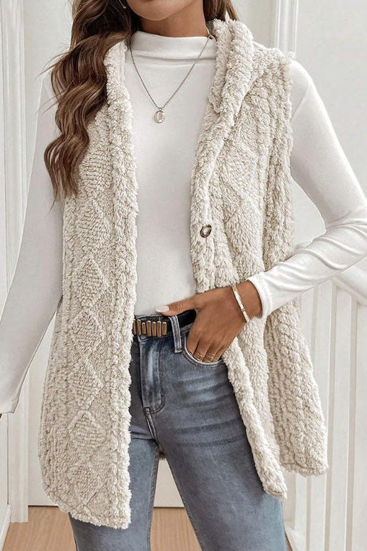 Sunday Soft Hooded Cardigan Vest-Off White-SMALL-[option4]-[option5]-Cute-Trendy-Shop-Womens-Boutique-Clothing-Store