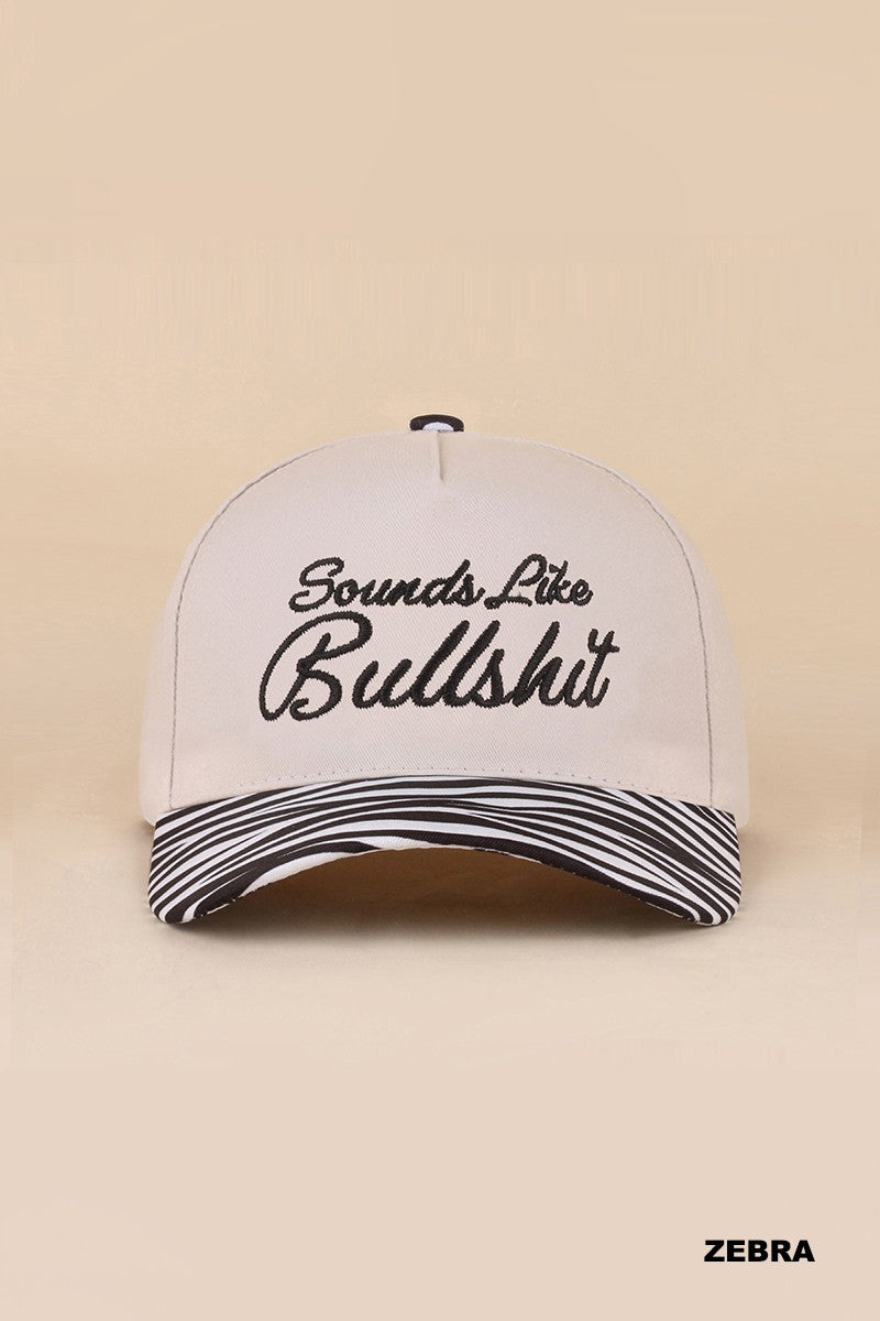 "Sounds Like Bullsh*t" Ballcap-[option4]-[option5]-Cute-Trendy-Shop-Womens-Boutique-Clothing-Store